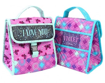 Grab Some Grub 2.0 Pattern by byAnnie.com - Lunch Bag Pattern - Pattern ONLY - PBA235-2