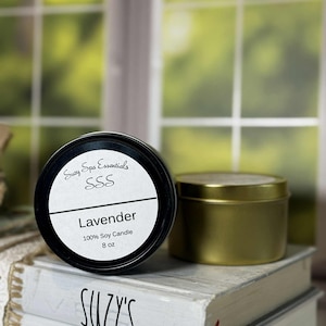 Lavender Tin Candle