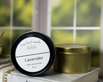 Lavender Tin Candle