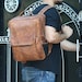 see more listings in the Leather Backpack section