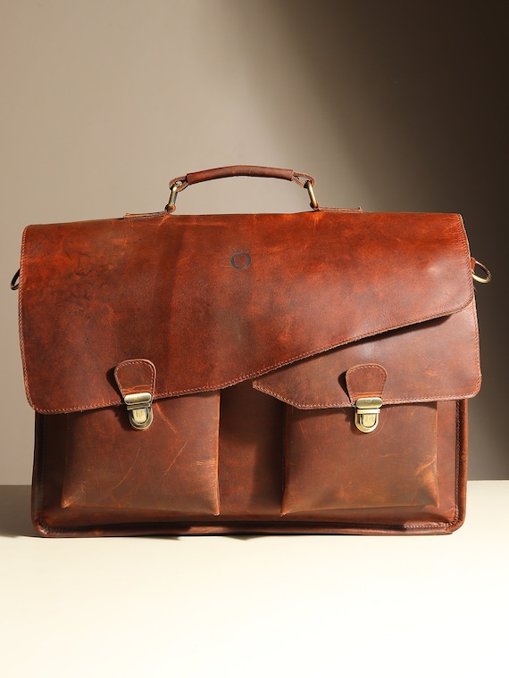 Computer satchel leather hotsell