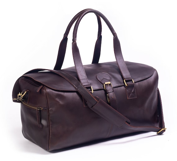 Personalized Leather Weekender Bag Men Women Leather Duffle Travel Carryon Custom Monogram Holdall Duffel Leather Anniversary Gift for Him Etsy Canada