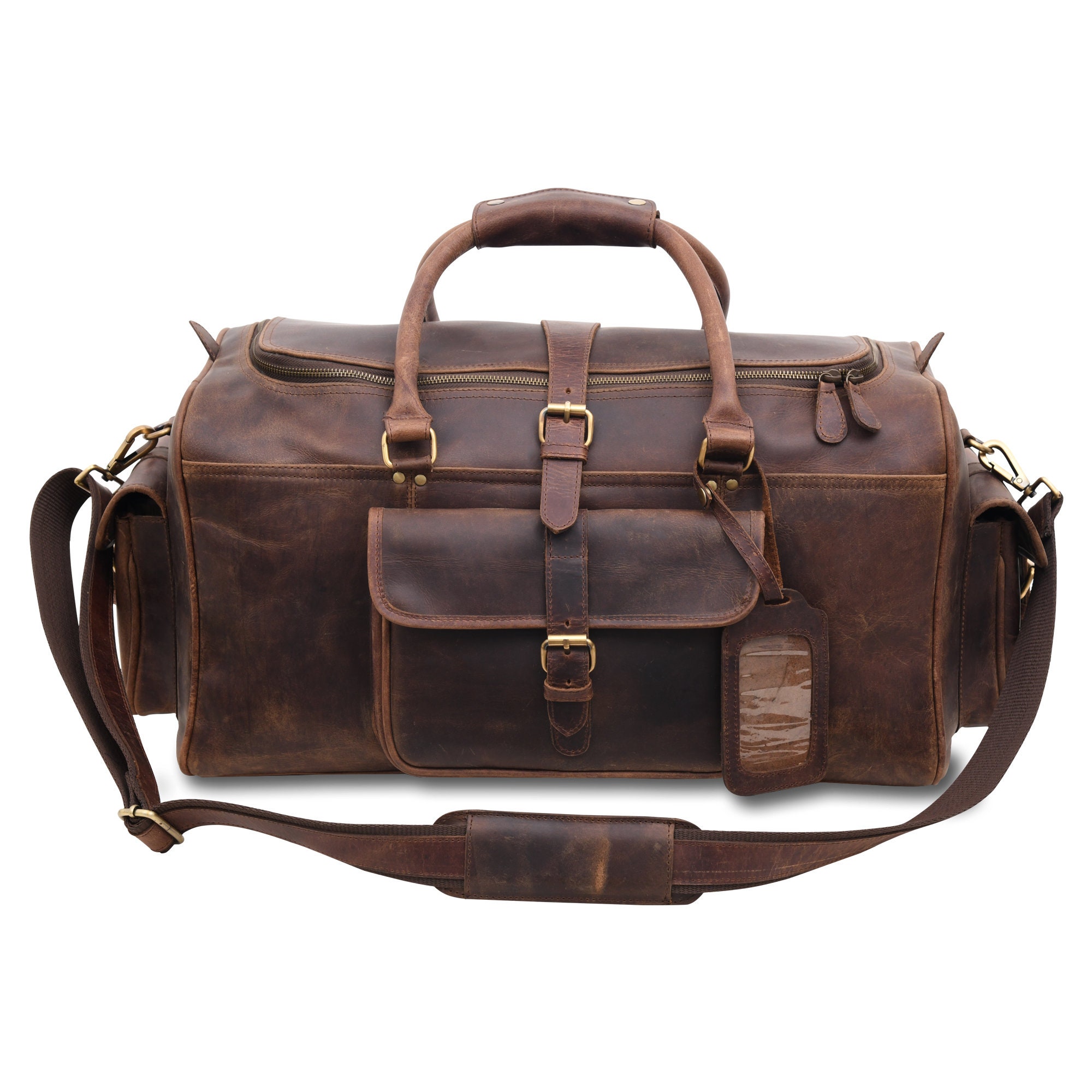 Designer Leather Travel Bags & Suitcases for Men - Christmas