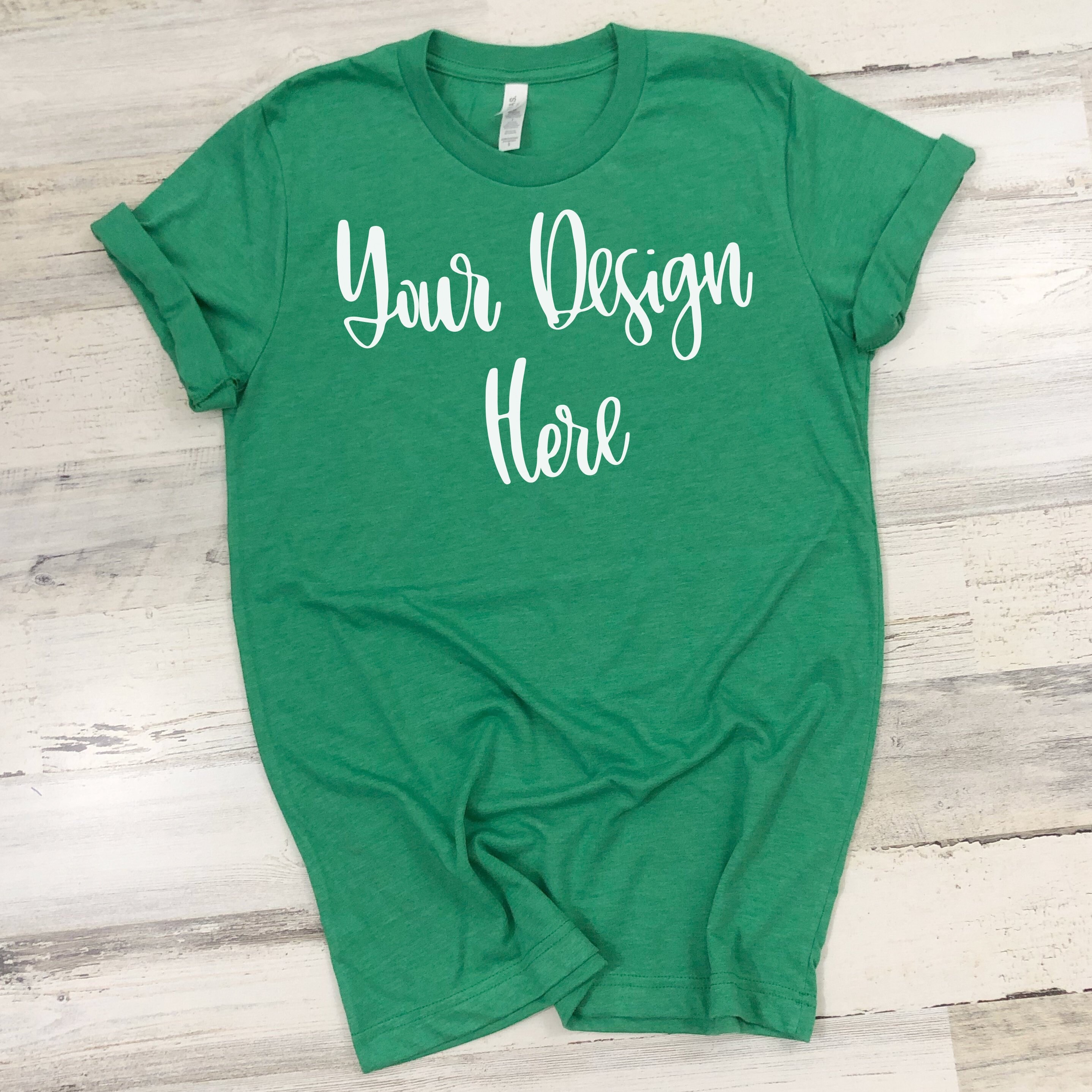 kelly green bella canvas
