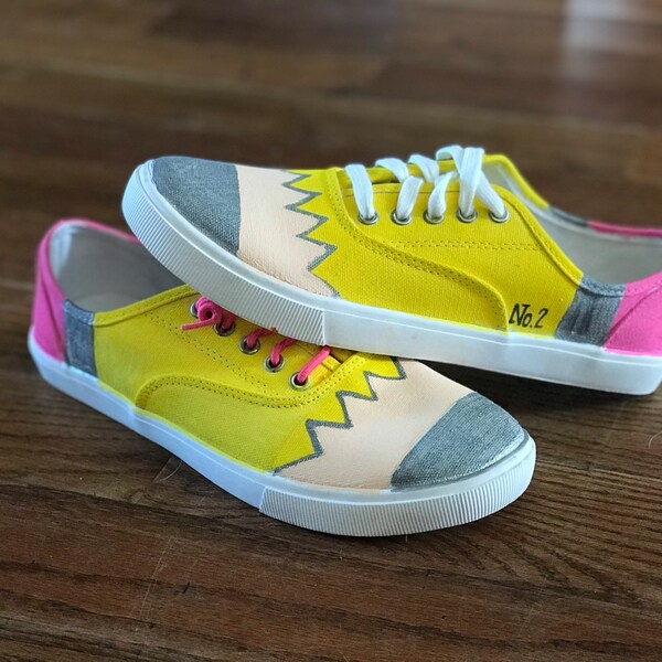 Paint Tennis Shoes Etsy