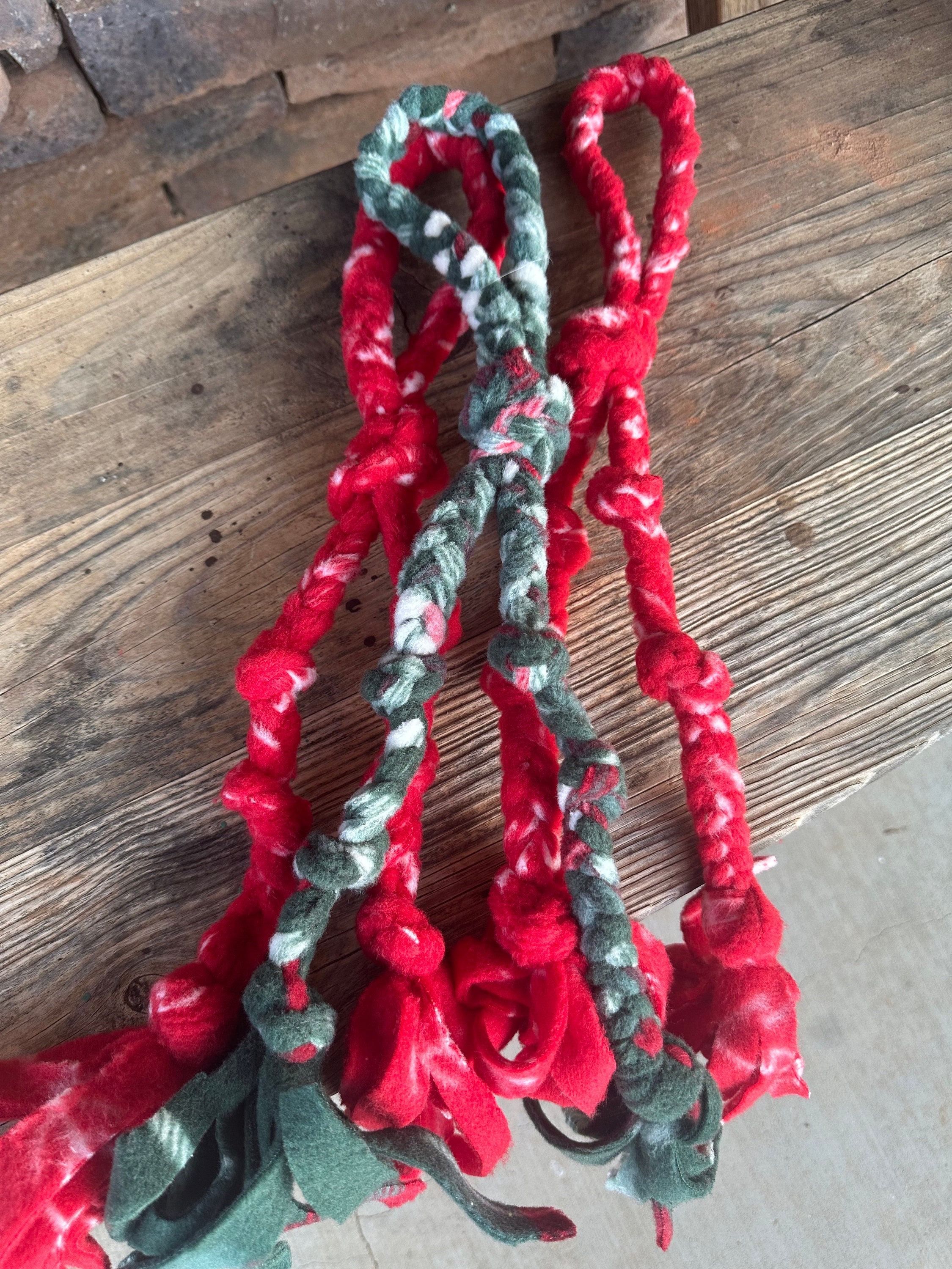 Braided Fleece Dog Tug Toys. Dog Rope Toy Braided Tug With Etsy