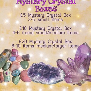 Crystal mystery boxes