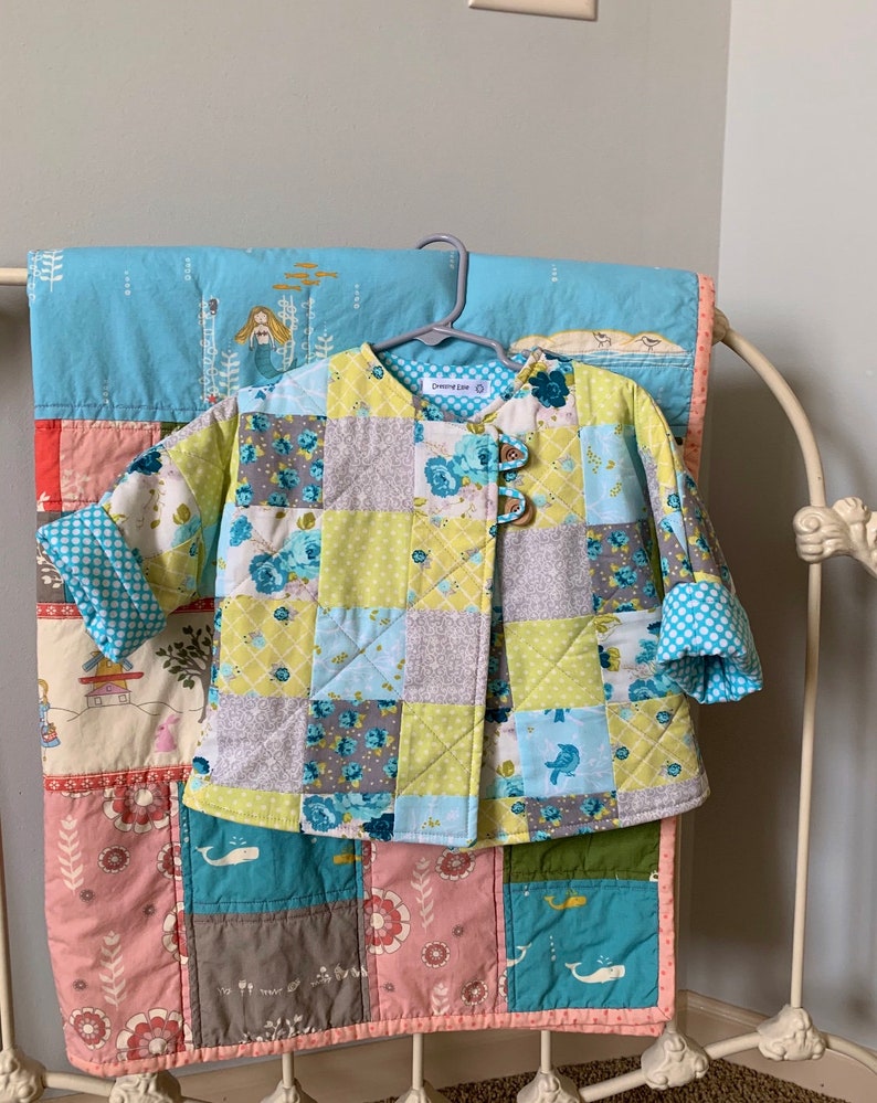 Quilted Lined Jackettoddler Jacketquilted Toddler Jackettoddler Car