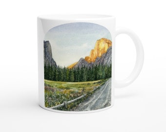 Yosemite Mug | Yosemite National Park Mug | Half Dome Mug | Yosemite Coffee Mug Gift Souvenir | California Hiker Gift | 11oz Ceramic Mug