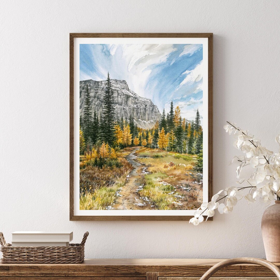 Kootenay National Park | Canadian Rockies Print | Rocky Mountain Wall ...