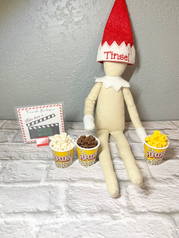 Tinsels Boutique Elf Accessories Popcorn Movie Night Set