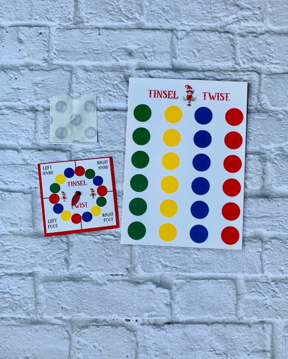 Tinsels Boutique Tinsel Twist Twister Game for Your Elf