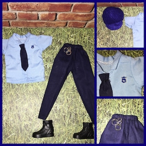 Elf doll clothes Police Uniform new for on the shelf