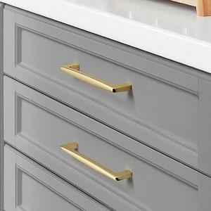 High Polished Luxury Gold Cabinet Pulls, Cabinet Knobs, Drawer Pulls, Drawer Knobs, Pulls, Knobs for homes, offices, cafes, restaurants etc.