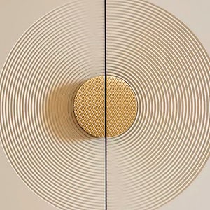 Semi Circle Brass Cross hatching and Vertical Lines Cabinet Pulls Knobs, Gold Handles, Gold Pulls, Wardrobe Handles Knobs