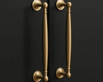 Luxe massief messing gouden kastgrepen en knoppen