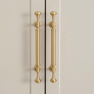 Gold Brass Cabinet Pulls, Cabinet Handles, Wardrobe Handles, Wardrobe Pulls, Dresser Pulls, Dresser Knobs, Drawer Pulls, Drawer Knobs