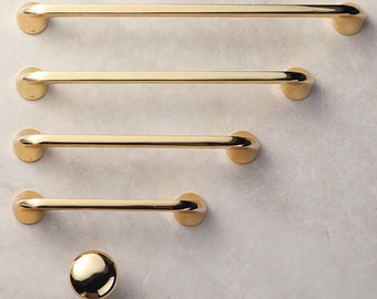 High Polished Luxury Gold Cabinet Pulls, Cabinet Knobs, Drawer Pulls, Drawer Knobs, Pulls, Knobs for homes, offices, cafes, restaurants etc.