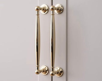 Polished Gold Brass Cabinet Pulls, Cabinet Knobs, Drawer Pulls, Drawer Knobs, Cabinet handles, Wardrobe Pulls, Brass Pulls