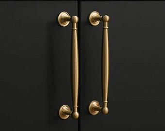 Luxury Brass Gold Cabinet Pulls, Cabinet Knobs, Drawer Pulls, Drawer Knobs, Cabinet handles, Wardrobe Pulls, Brass Pulls