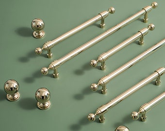 Polished Gold, Chrome & Brass Cabinet Pulls, Cabinet Knobs, Drawer Pulls, Drawer Knobs, Cabinet handles, Wardrobe Pulls, Brass Pulls