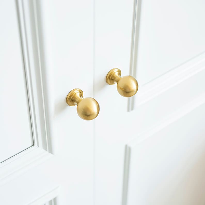 Gold Brass Cabinet Pulls, Cabinet Handles, Wardrobe Handles, Wardrobe Pulls, Dresser Pulls, Dresser Knobs, Drawer Pulls, Drawer Knobs image 5