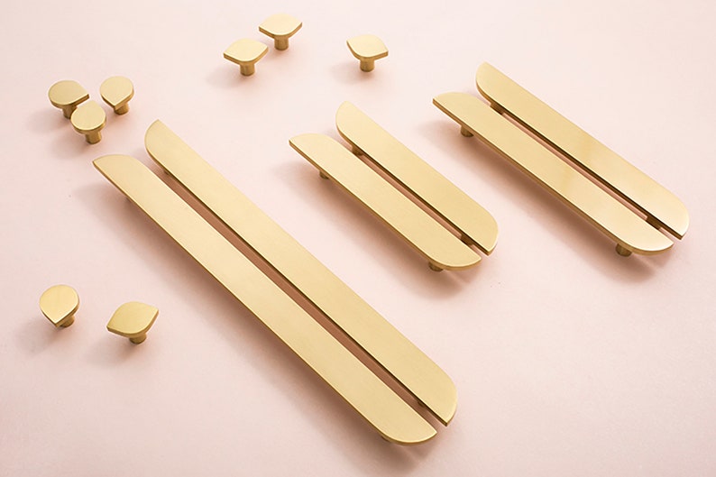 Weiqiao® Poignées De Meuble En Laiton Boutons De Cuisine Barre De Porte