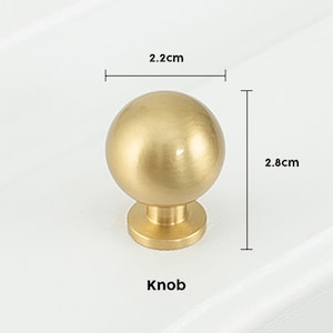 Luxury Gold Brass Cabinet Pulls, Cabinet Knobs, Drawer Pulls, Drawer Knobs, Pulls, Knobs for homes, offices, cafes, restaurants etc. Round Knob