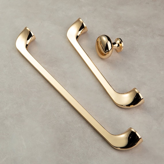 High Polished Luxury Gold Cabinet Pulls, Cabinet Knobs, Drawer Pulls, Drawer  Knobs, Pulls, Knobs for Homes, Offices, Cafes, Restaurants Etc. -   Canada