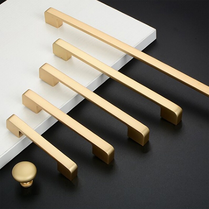 Champagne Gold Drawer Knobs and Drawer Pulls Cabinet Knobs ...