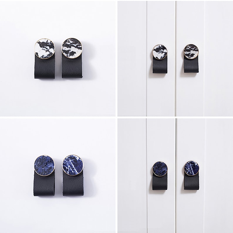 Brass Leather Drawer Pulls Pulls Drawer Knobs Etsy Australia