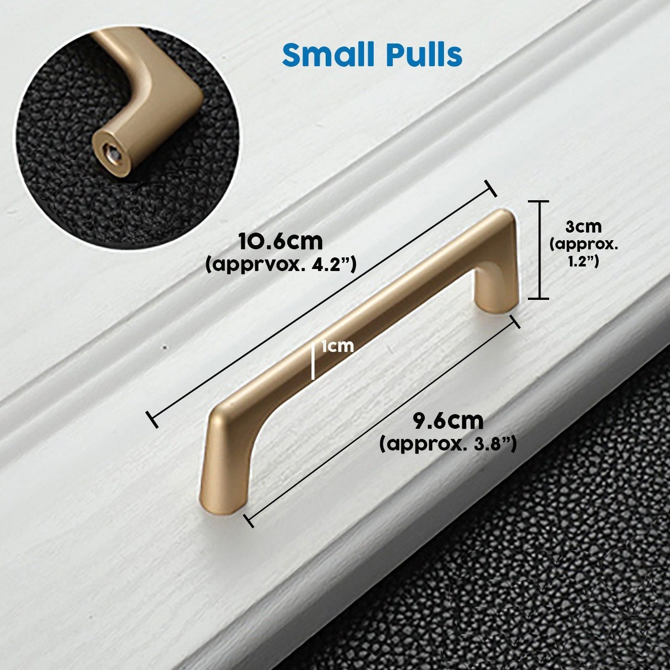 Matte Champagne Gold Pulls Drawer Pulls Etsy Canada