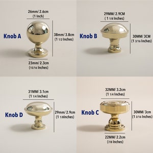 Polished Gold, Chrome & Brass Cabinet Pulls, Cabinet Knobs, Drawer Pulls, Drawer Knobs, Cabinet handles, Wardrobe Pulls, Brass Pulls image 9