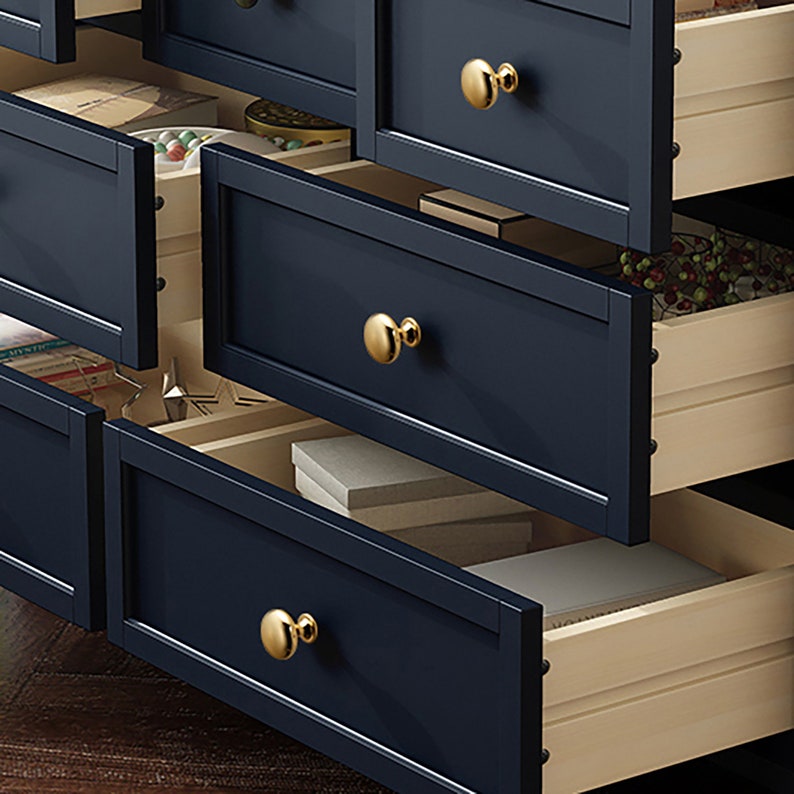 High Polished Luxury Gold Pulls Knobs Drawer Etsy