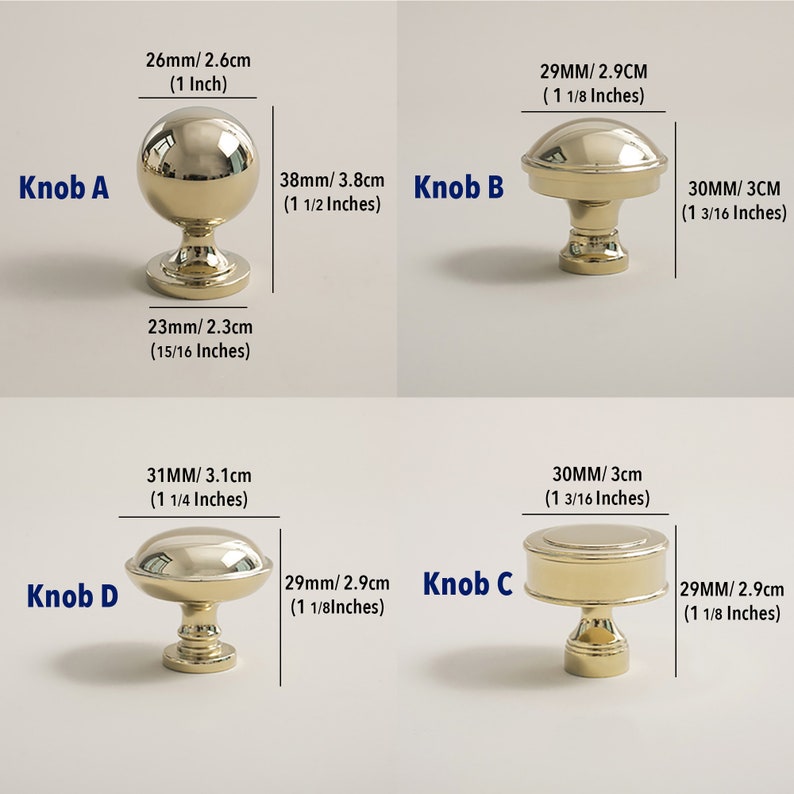 Polished Gold, Chrome Brass Cabinet Pulls, Cabinet Knobs, Drawer Pulls, Drawer Knobs, Cabinet handles, Wardrobe Pulls, Brass Pulls image 7