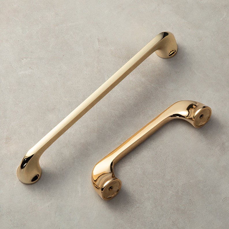 High Polished Luxury Gold Cabinet Pulls, Cabinet Knobs, Drawer Pulls, Drawer Knobs, Pulls, Knobs for homes, offices, cafes, restaurants etc. image 3