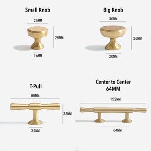 Gold Brass Cabinet Pulls Rimmed, Cabinet Knobs, Dresser Pulls and Knobs, Drawer Pulls, Drawer Knobs, Wardrobe Pulls, Wardrobe Knobs image 10