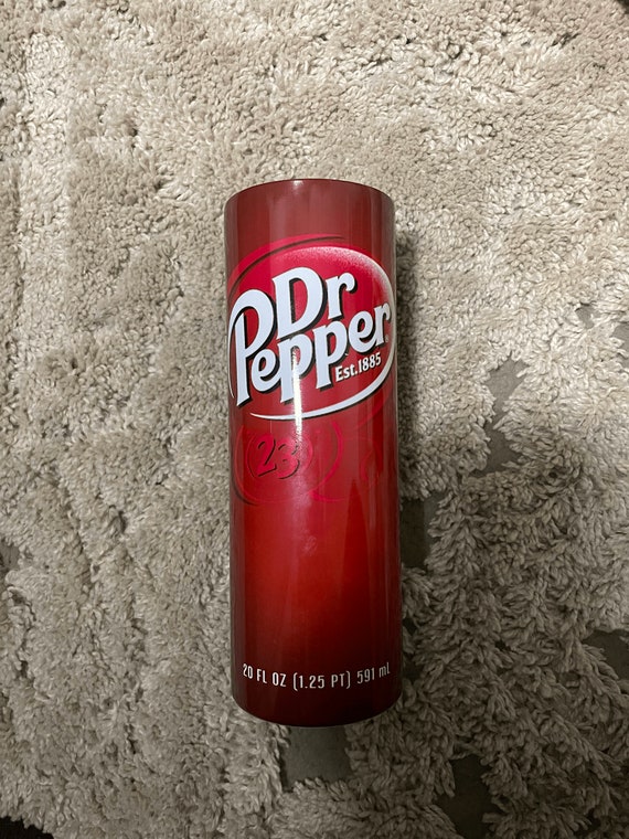 20 Oz Dual Lid Dr. Pepper Tumbler 