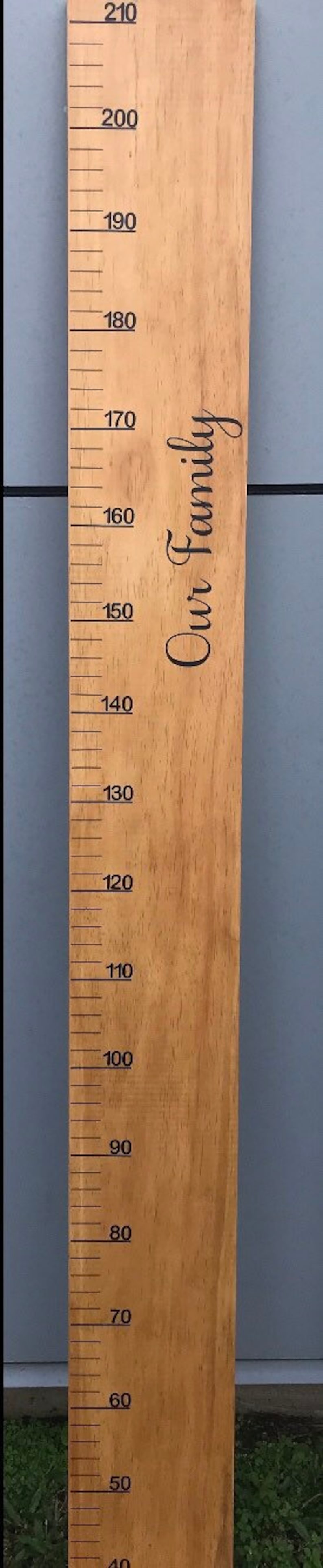 Wooden Height Chart Height Chart Ruler Measurement Etsy