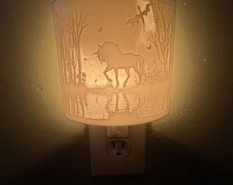 Lithophane night light