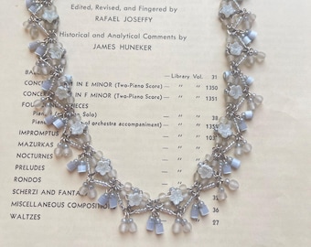 ヴィンテージ コリーン・トーランド XO ピンク グリーン ビーズ