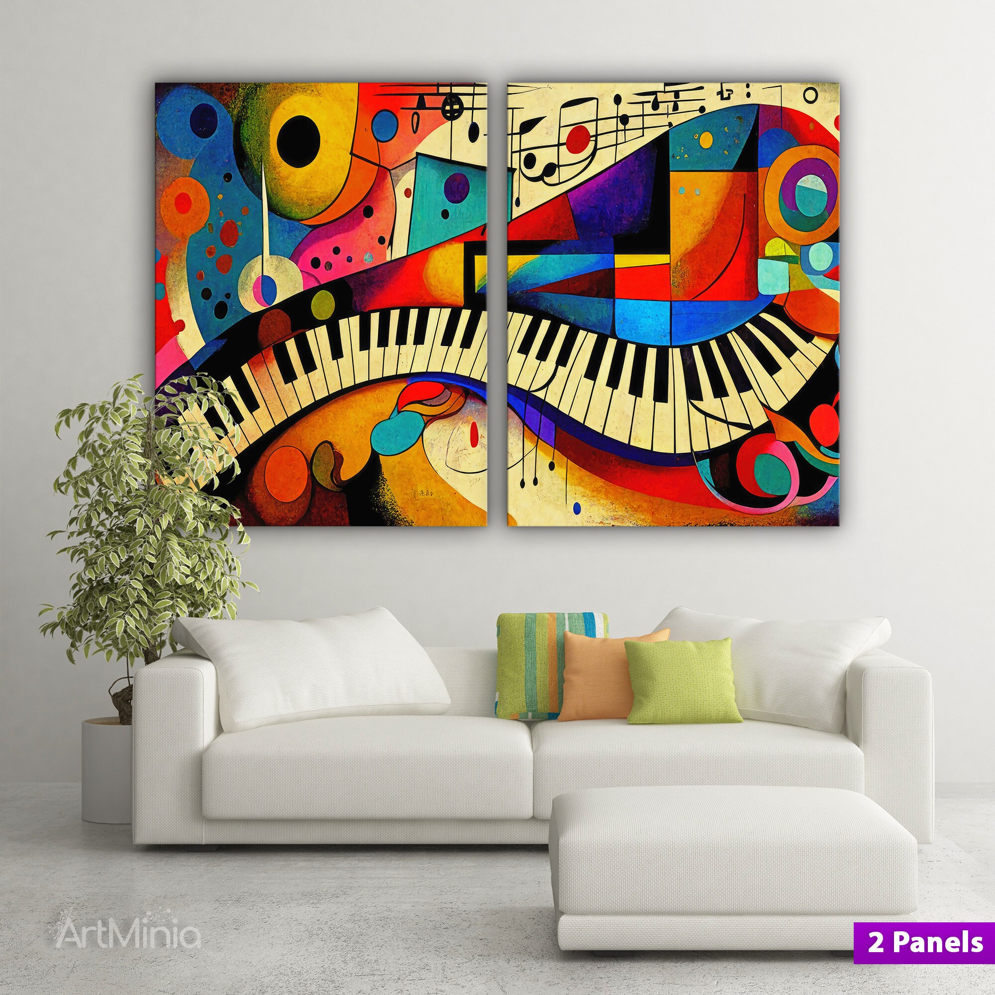 アート・デザイン・音楽 Painting acrylic on canvas アート・デザイン・音楽 Painting acrylic on canvas Designart