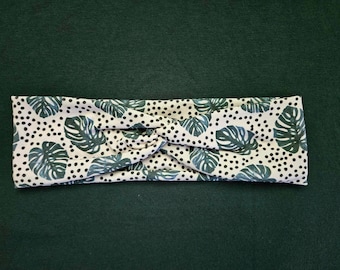 Monstera Headband, Houseplant Headband