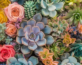 Full Drill Diamond Painting Kits Succulents Plant DIY 5D Diamond Art Kits for Adults Diamond Dots Paintings Diamonds Gem Housewarming Gift