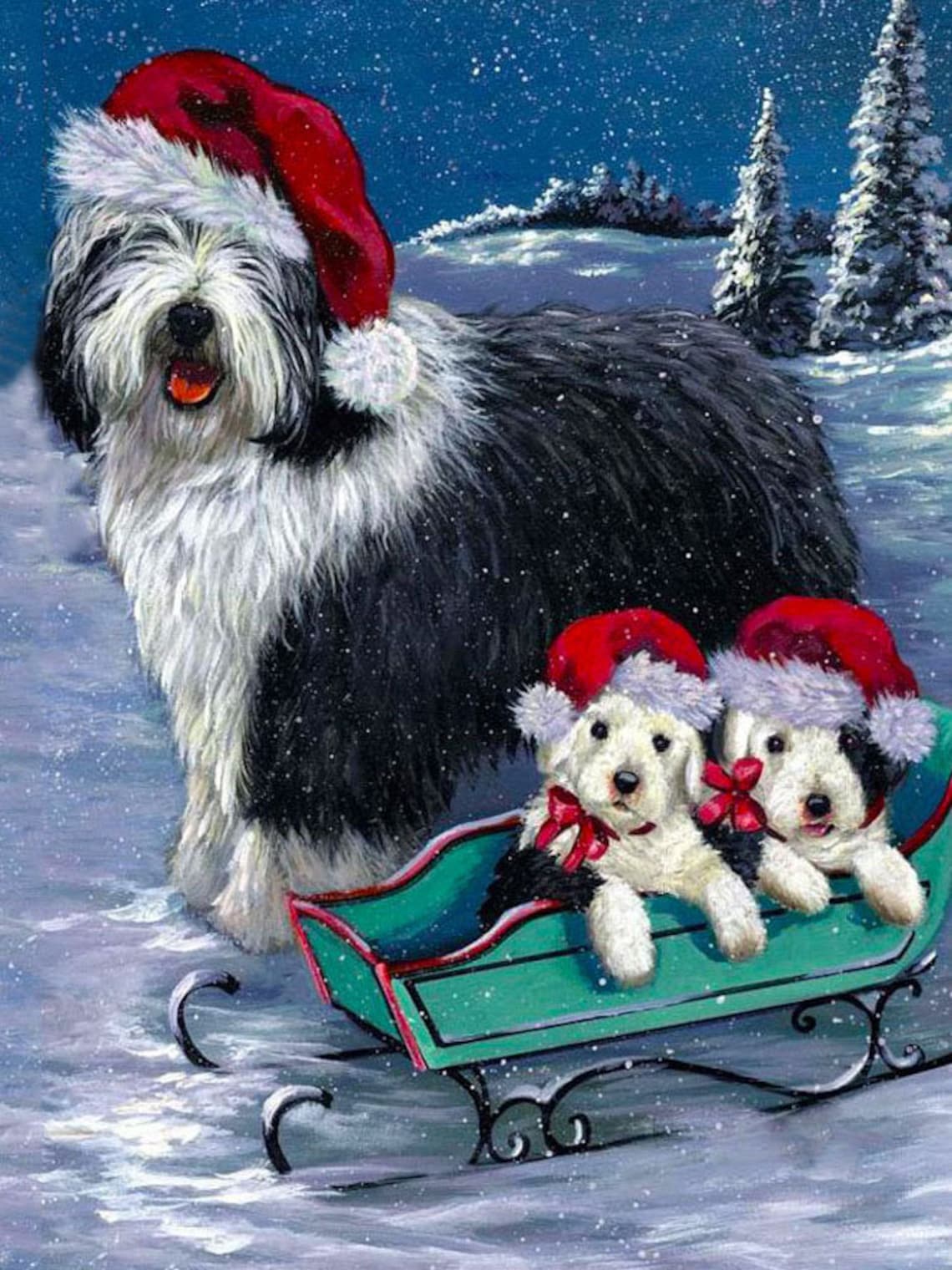 5D DIY Diamond Painting Kits Dog Puppy Diamond Embroidery Etsy