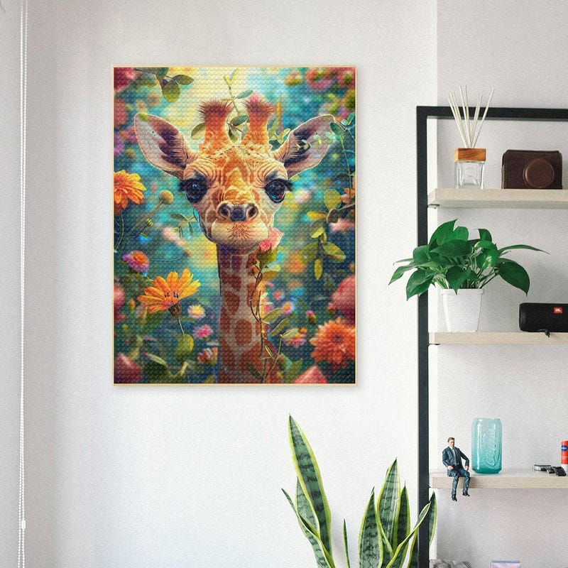 Giraffe Painting - Etsy