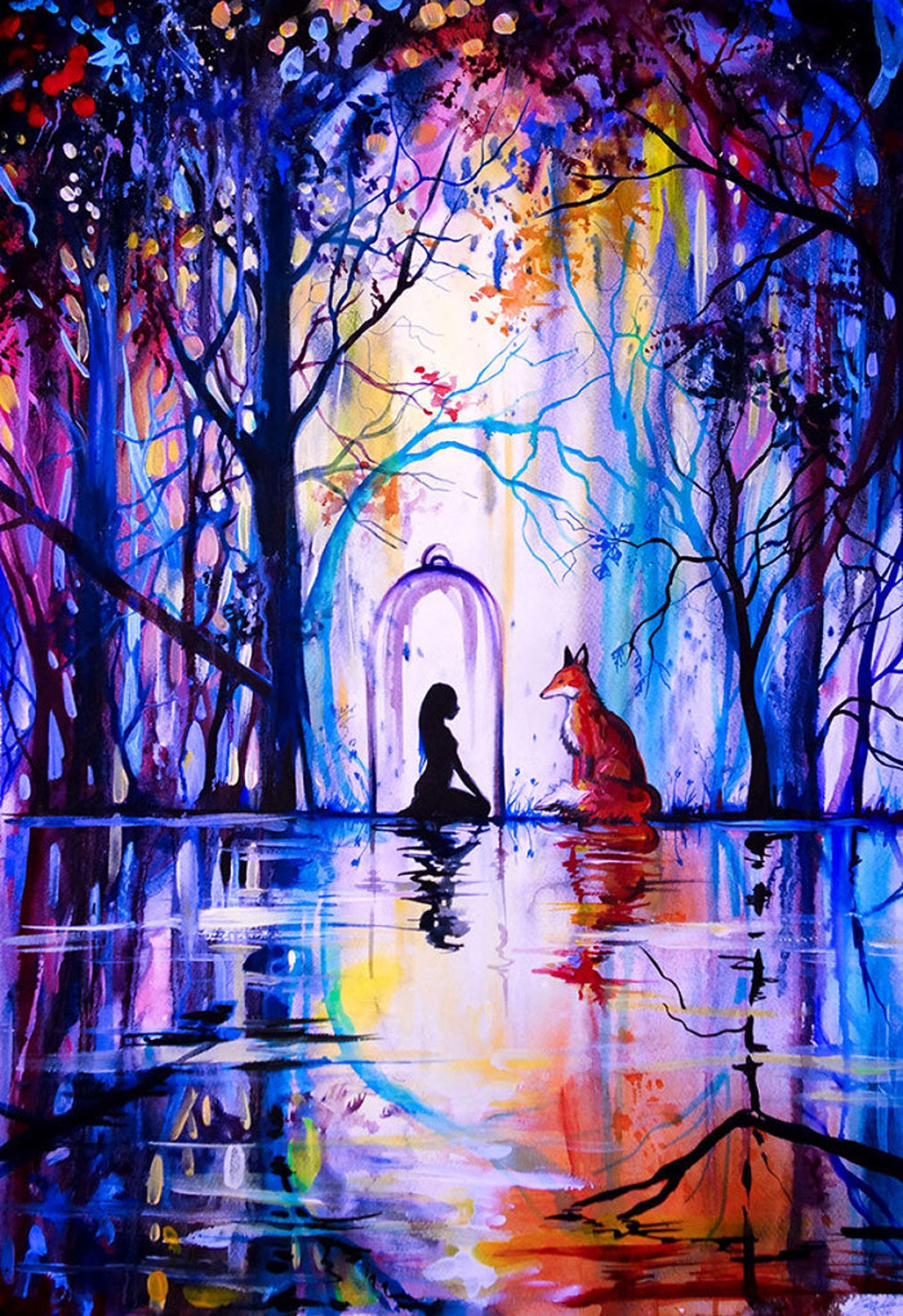 5D DIY Poured Glue Diamond Painting Kits Full Round With AB Etsy