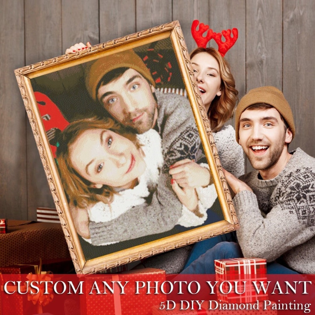 5D Custom Diamond Painting Kits for Adults Personalized Diamond Art