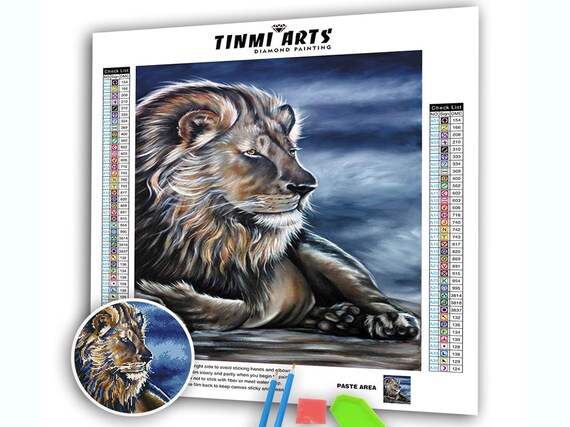 Diamond Painting Full Drill 5D Lion Lovers Mosaic Embroidery Cross Craft DIY