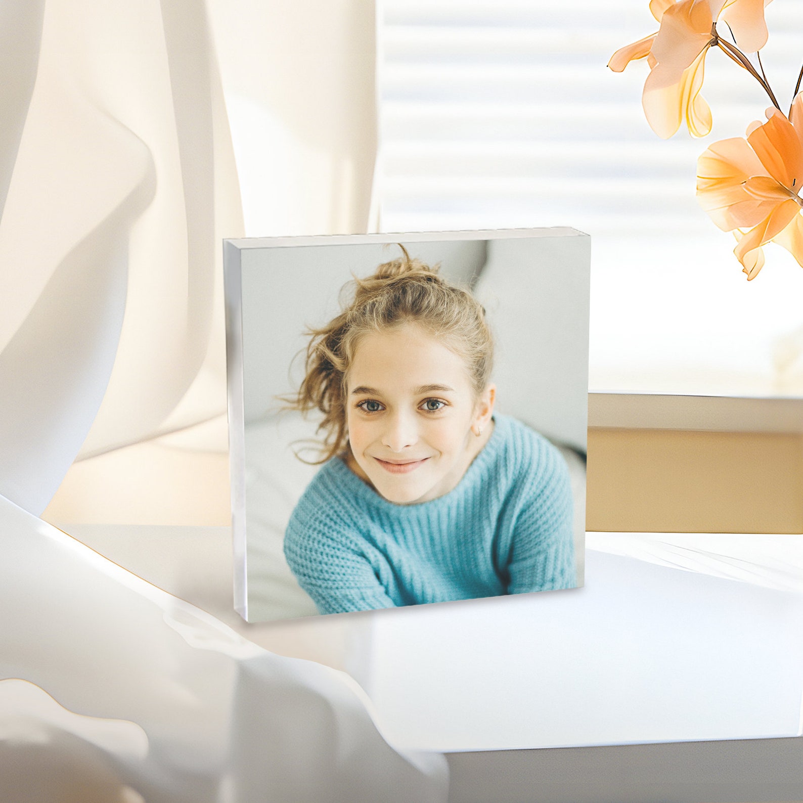 Personalised Photo Acrylic Block,acrylic Picture Frame,custom Photo ...